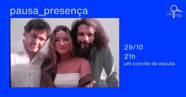 Imagem do evento pausa_presença  -  Tenison Del Rey, Mistro e Bela