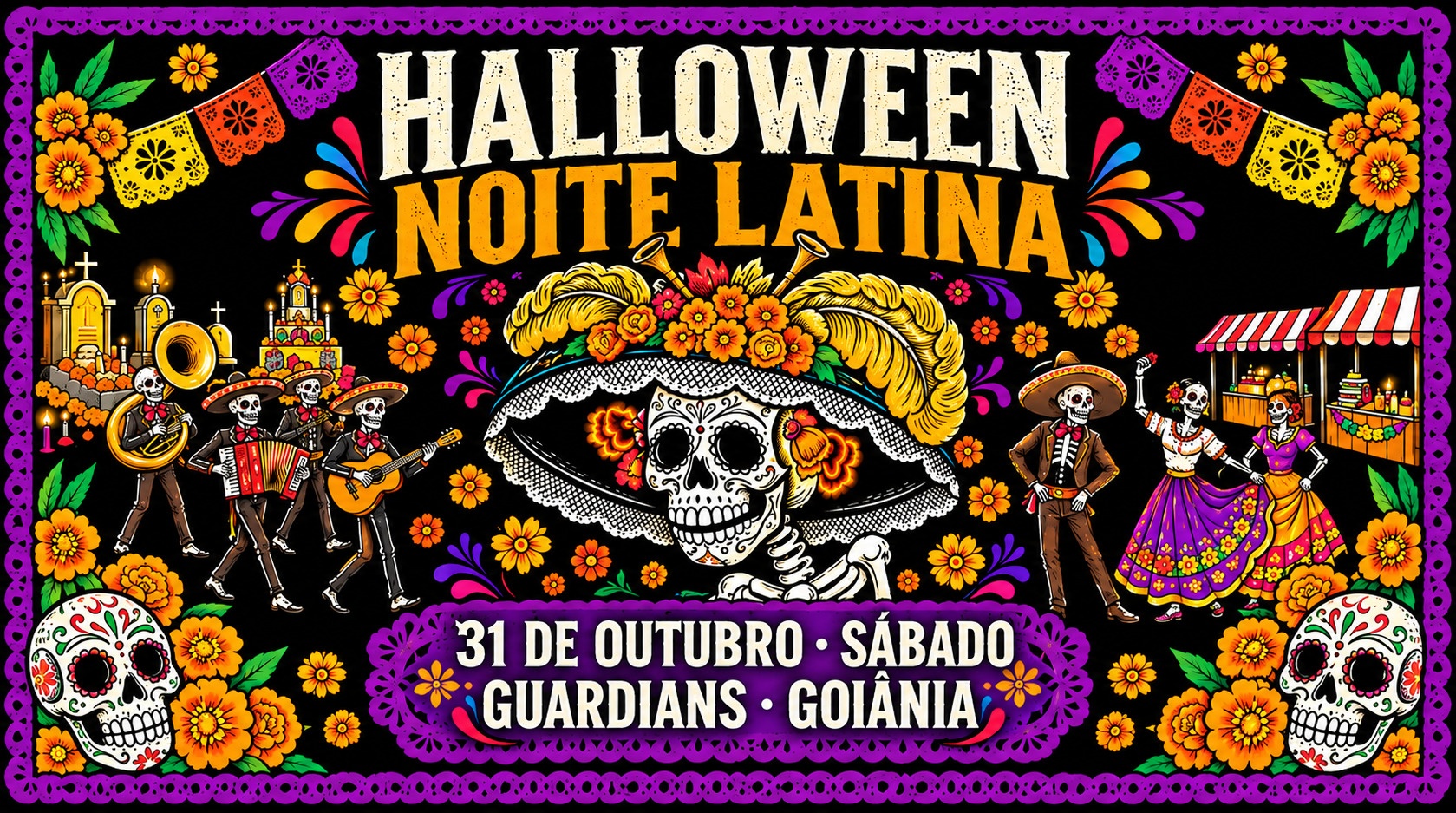 HALLOWEEN-NOITE LATINA - Goiânia, GO