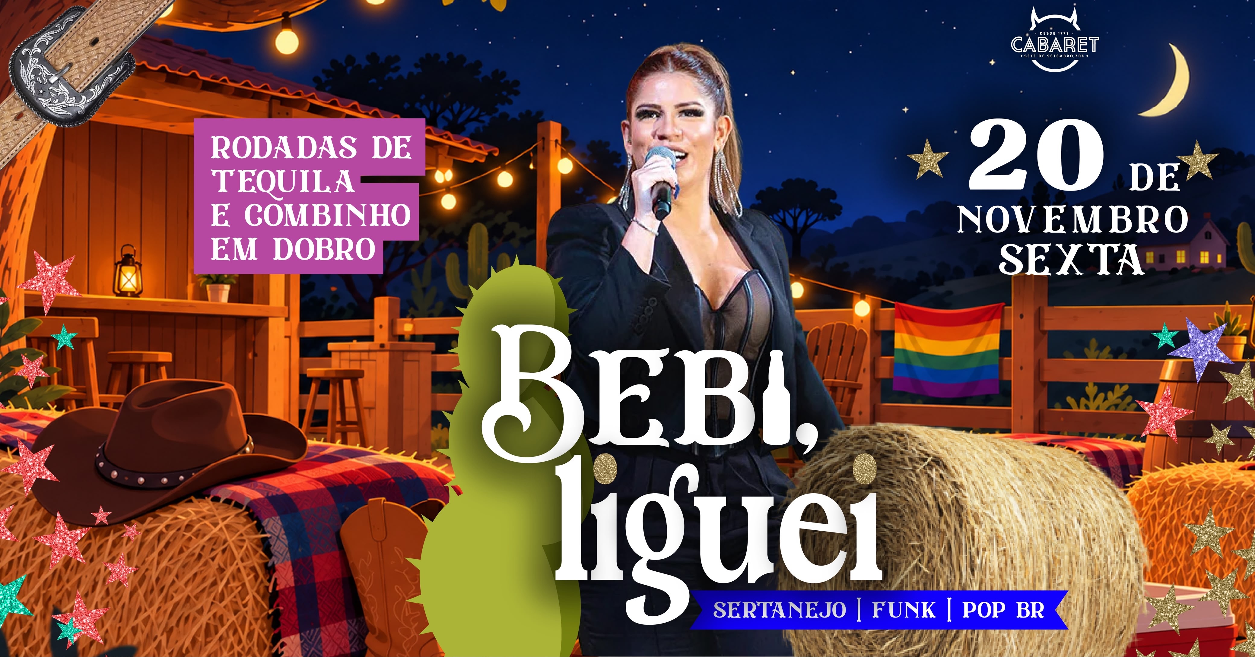 BEBI, LIGUEI // SEXTA - 20.11 // CABARET POA - Porto Alegre, RS