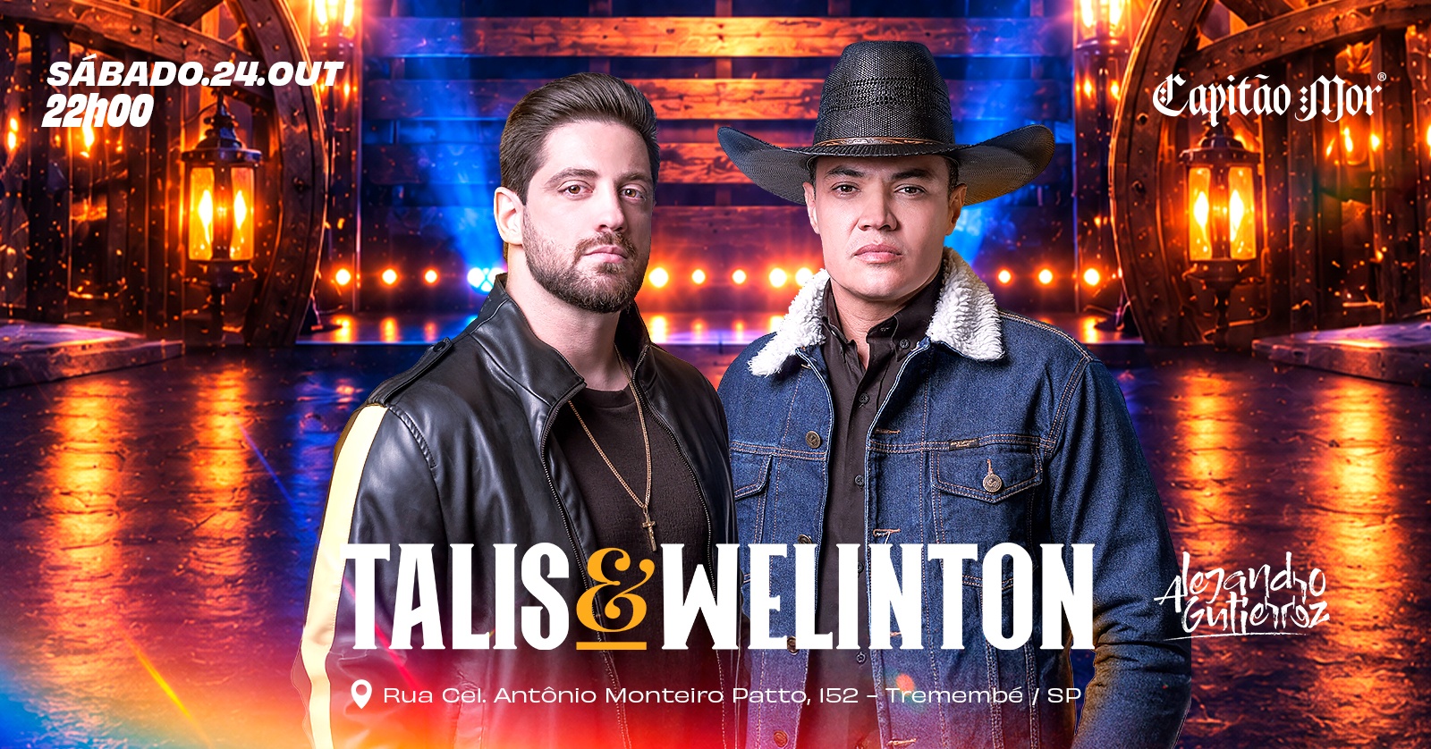 TALIS E WELINTON | SÁBADO 24-10-26