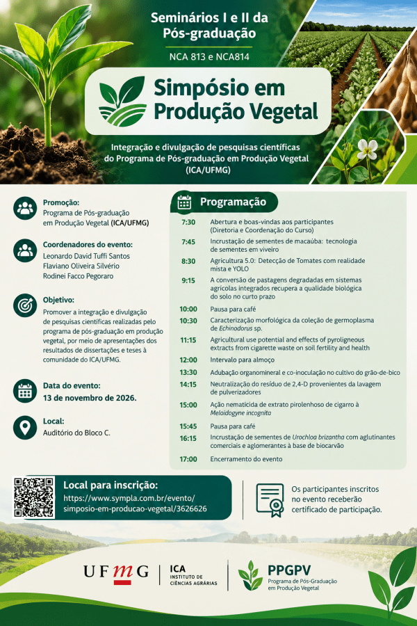 Imagem do evento Simpósio em Produção Vegetal