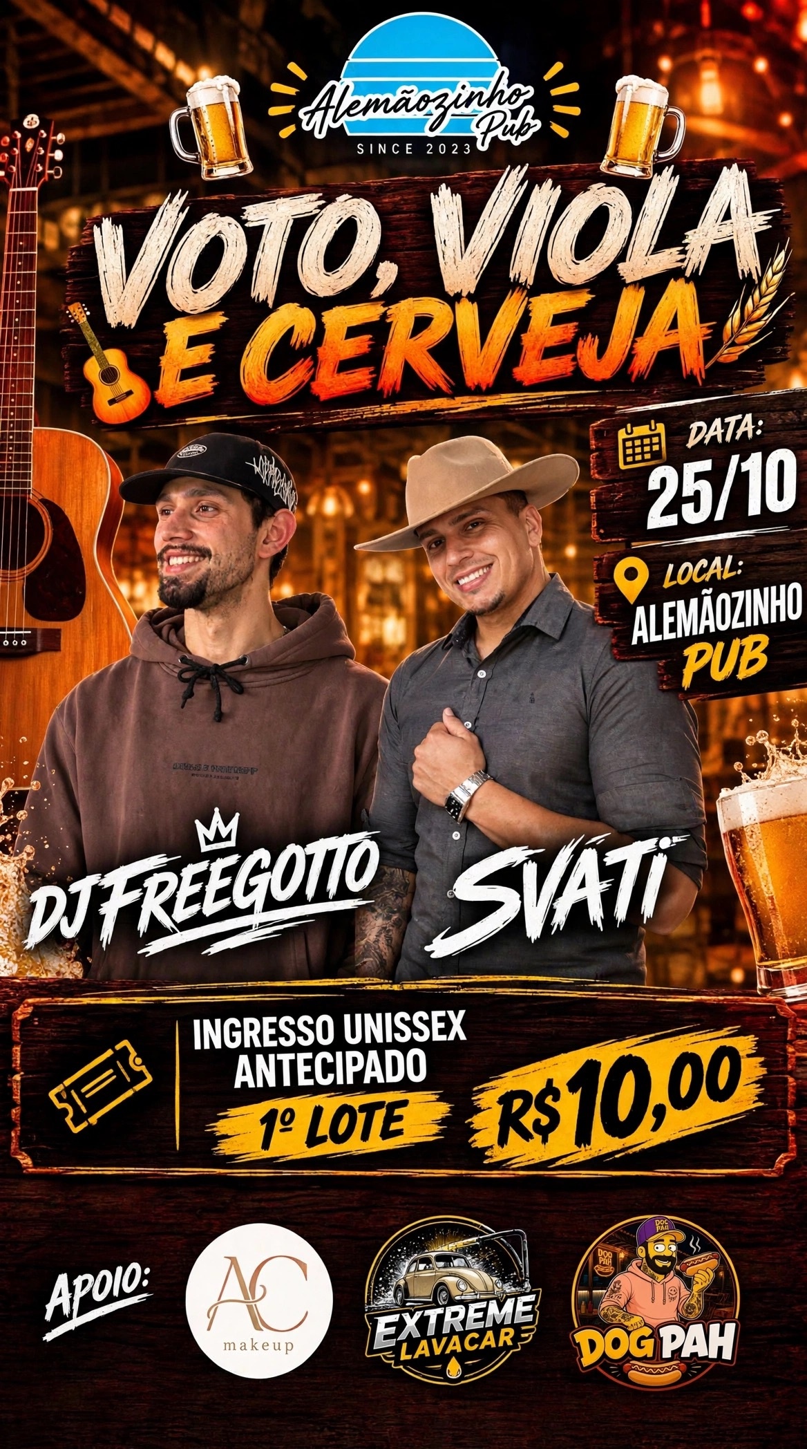 Voto, viola e cerveja - Curitibanos, SC