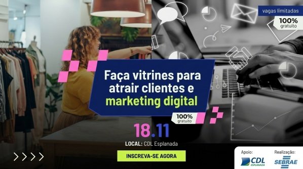 Imagem do evento Estratégias de Vendas para Fim de Ano: Vitrines mais Atrativas + Marketing Digital na Prática!