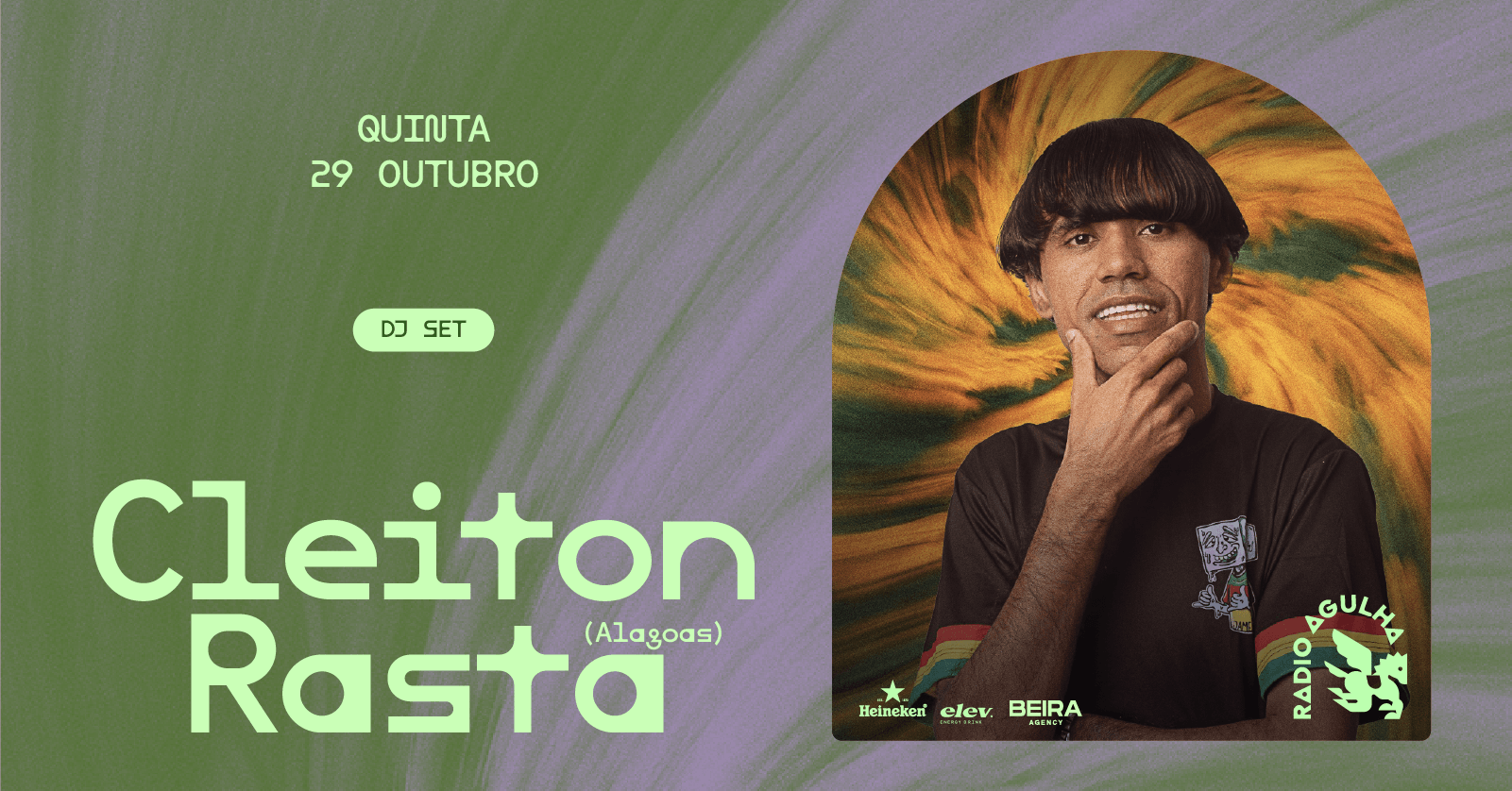 CLEITON RASTA EM PORTO ALEGRE - RÁDIO AGULHA - Porto Alegre, RS