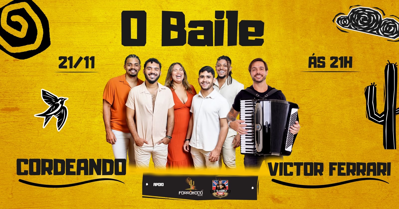 O Baile Cordeando e Victor Ferrari - Recife, PE