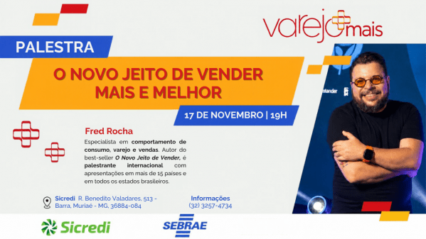 Imagem do evento VAREJO MAIS - O NOVO JEITO DE VENDER MAIS E MELHOR