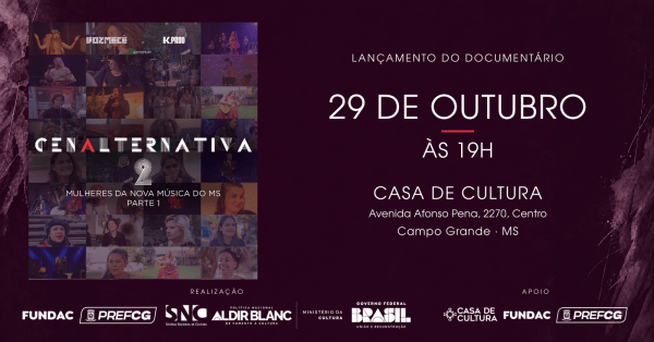Imagem do evento CenAlternativa 2: Mulheres da Nova Música do MS pt.1