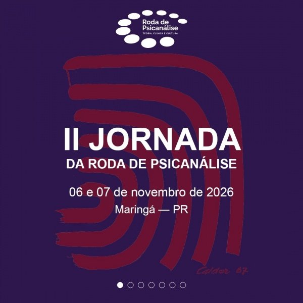 Imagem do evento II Jornada da Roda de Psicanálise