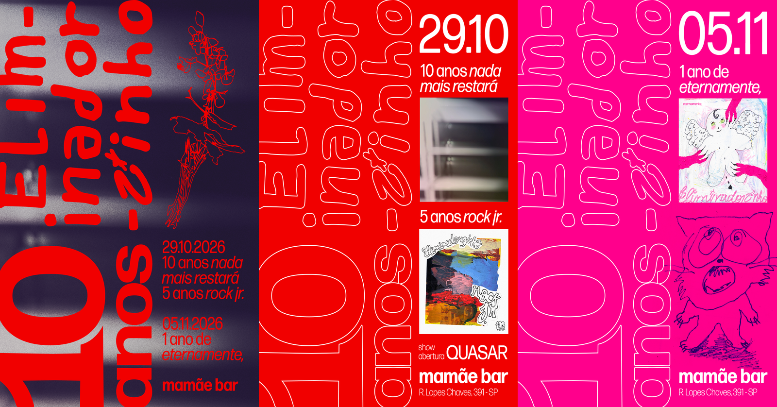 ELIMINADORZINHO 10 ANOS /// MAMÃE BAR