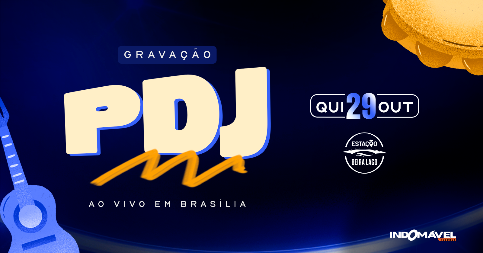 PDJ AO VIVO EM BSB - GRAVAÇÃO AUDIOVISUAL - Brasília, DF