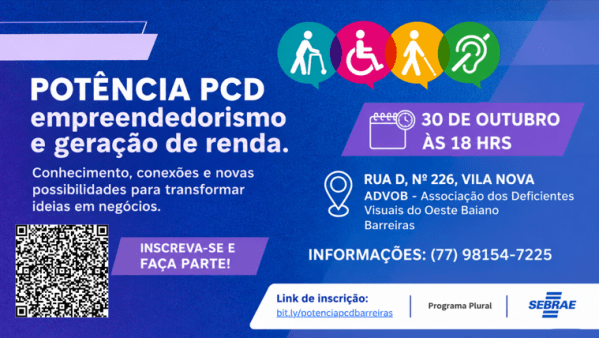Imagem do evento Potência PCD: empreendedorismo e geração de renda