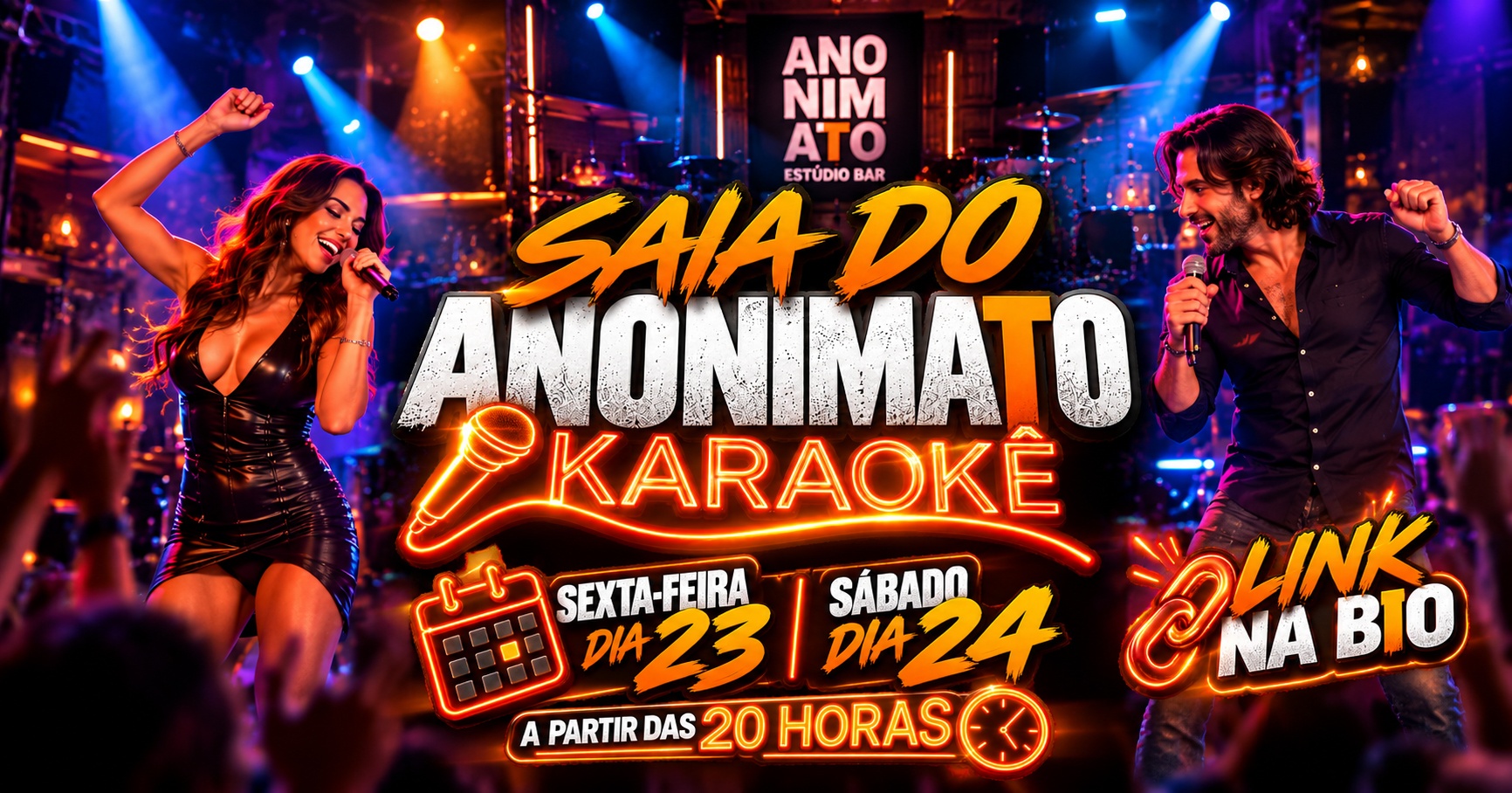 Saia do Anoninimato Karaoke - São Paulo, SP