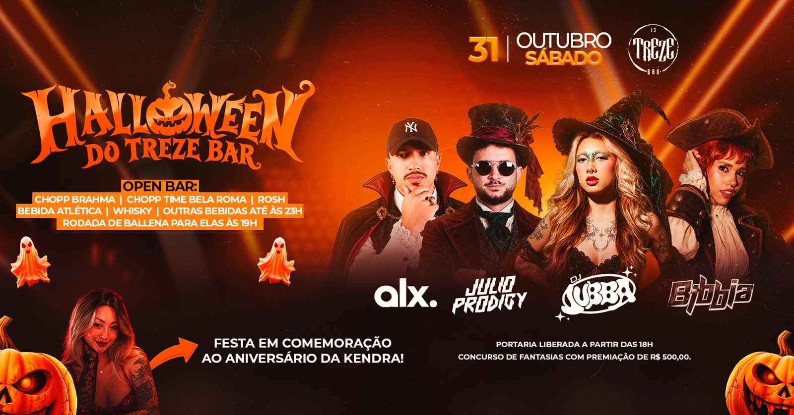 HALLOWEN DO TREZE BAR - Campo Grande, MS