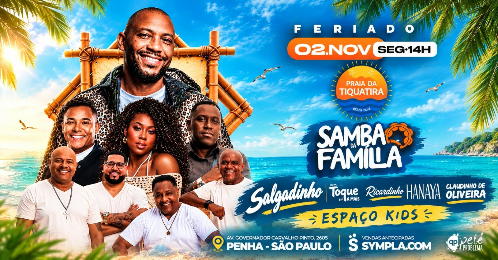 Samba da Familia, Praia da Tiquatira - São Paulo, SP