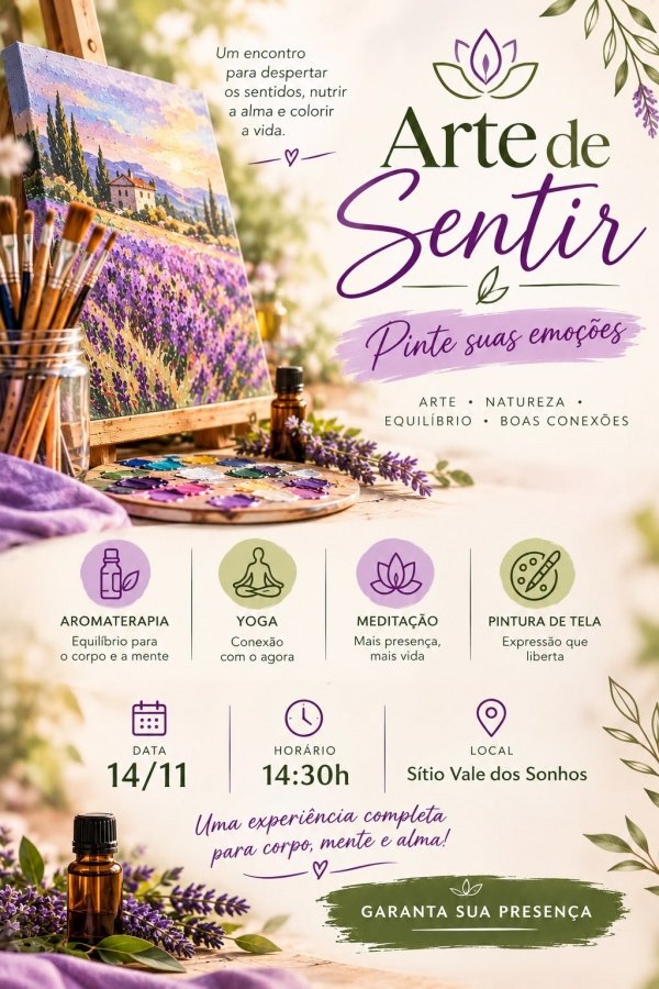 Imagem do evento Arte de Sentir