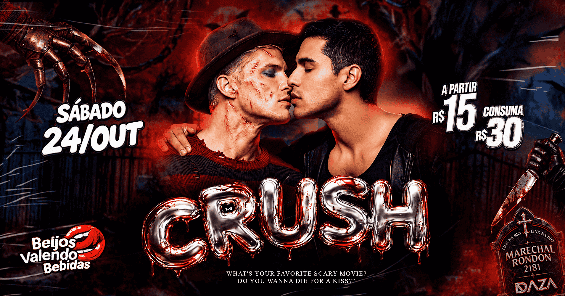 CRUSH - SÁBADO : 24/OUTUBRO