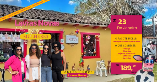 Imagem do evento Bate Volta Lavras Novas