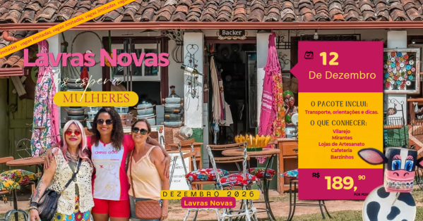 Imagem do evento Bate Volta Lavras Novas