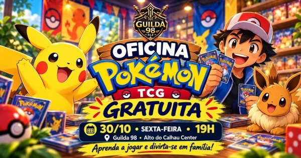 Imagem do evento Oficina de Pokémon