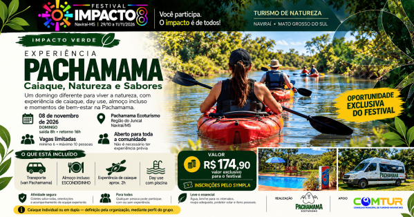 Imagem do evento IMPACTO VERDE: Experiência Pachamama - natureza e diversão