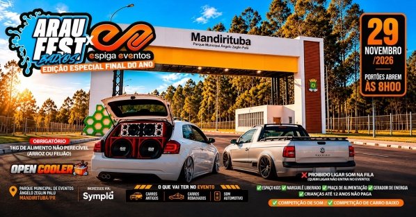 Imagem do evento ArausFest x Espiga Eventos Edição Especial Final do Ano