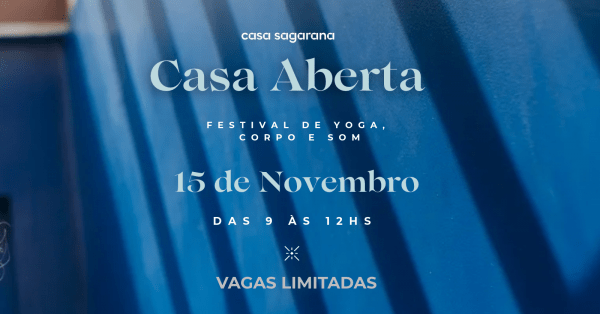 Imagem do evento CASA ABERTA- FESTIVAL DE YOGA CORPO E SOM