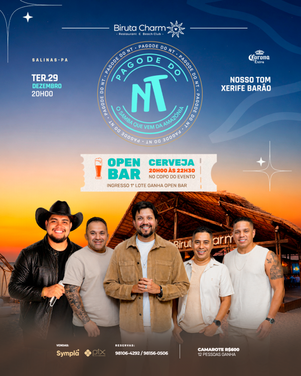 Imagem do evento PAGODE DO NOSSO TOM BIRUTA CHARM