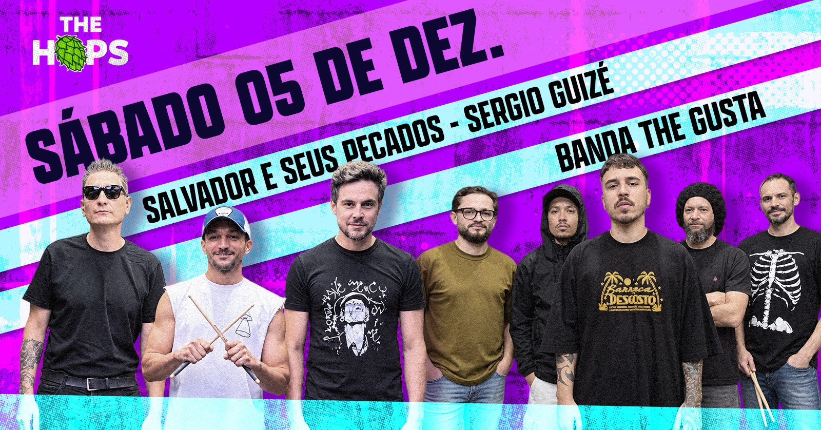 Sergio Guizé - Salvador e Seus Pecados e banda TheGusta - Indaiatuba, SP