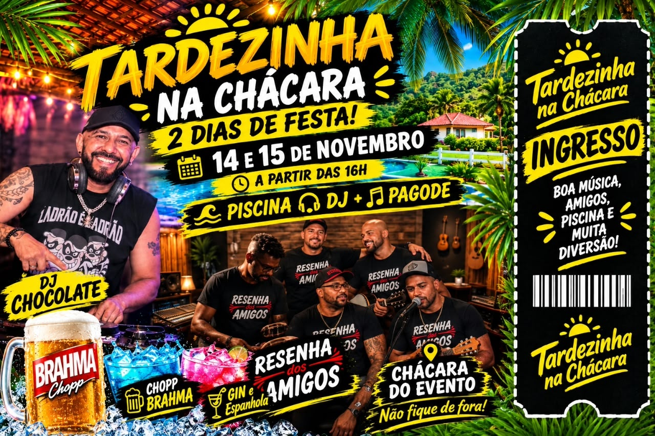 Tardezinha na chácara - Caldas, MG