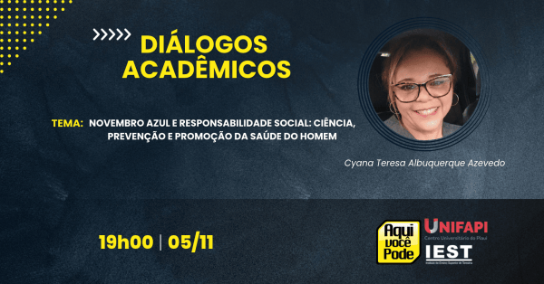 Imagem do evento Novembro Azul e Responsabilidade Social: Ciência, Prevenção e Promoção da Saúde do Homem