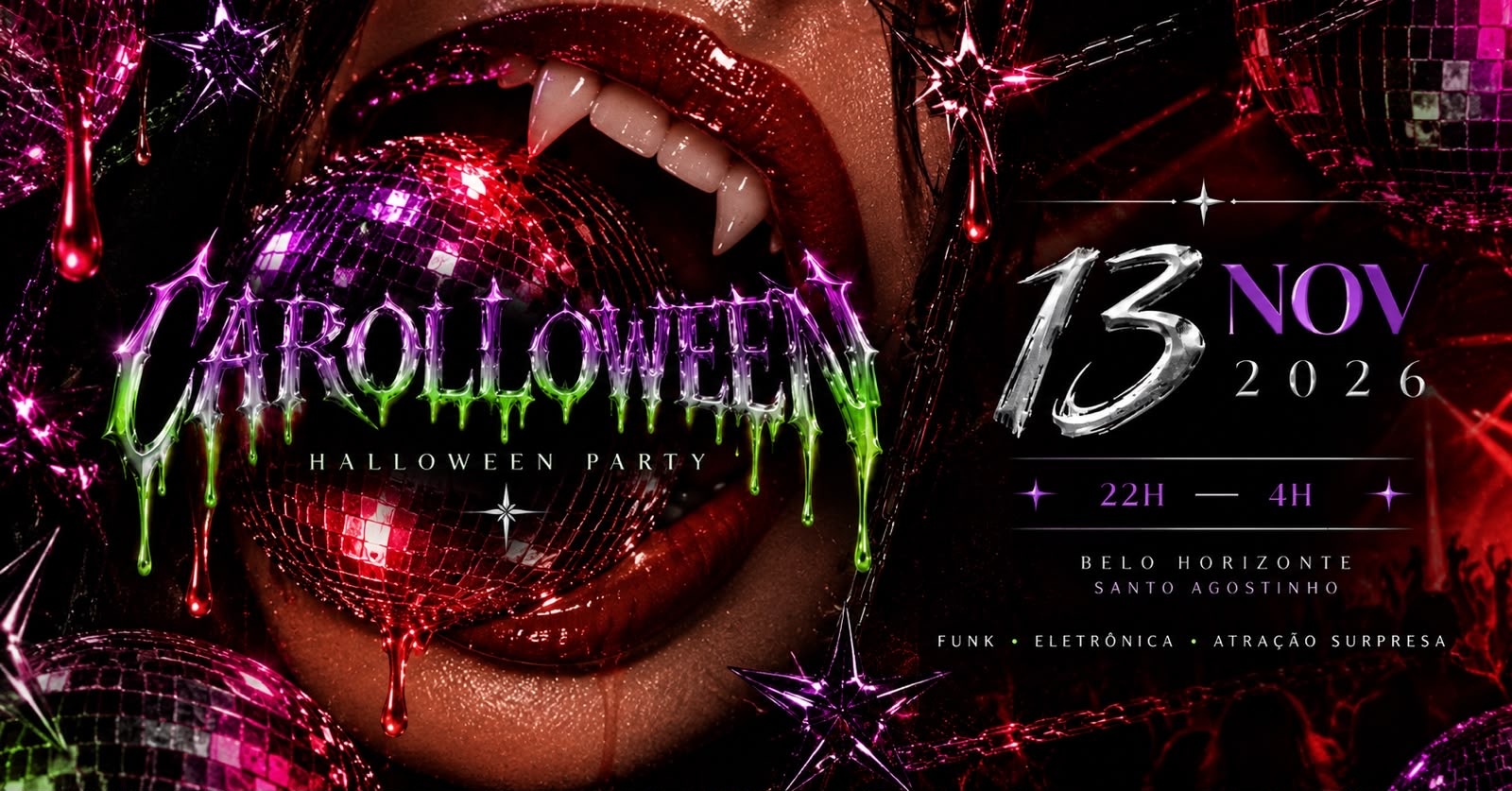 Carolloween- Halloween Party - Belo Horizonte, MG