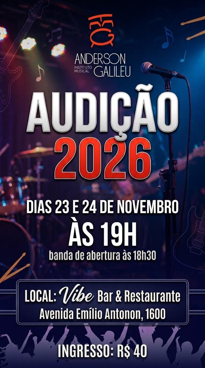 12. AUDIÇÃO DO INSTITUTO MUSICAL ANDERSON GALILEU - DIA 24 - Jundiaí, SP