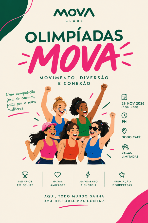Imagem do evento Olimpíadas MOVA | Movimento, diversão e conexão