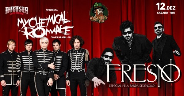 Imagem do evento MY CHEMICAL ROMANCE X FRESNO