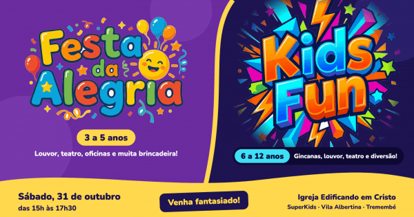Imagem do evento Kids Fun & Festa da Alegria