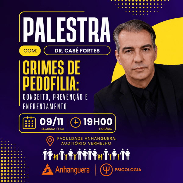 Imagem do evento Crimes de Pedofilia: Conceito, prevenção e enfrentamento