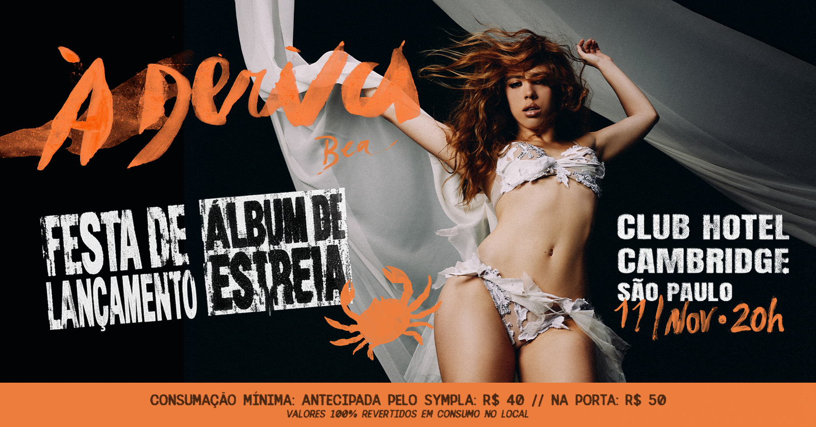 À DERIVA | FESTA DE LANÇAMENTO DO ÁLBUM DE ESTREIA DE BEA - São Paulo, SP