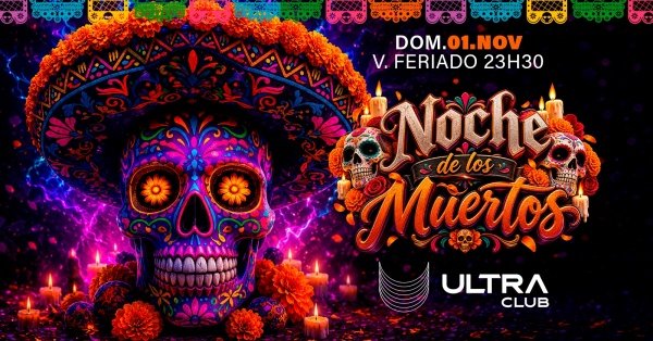Imagem do evento Noche de los Muertos Véspera de Feriado (Domingo)