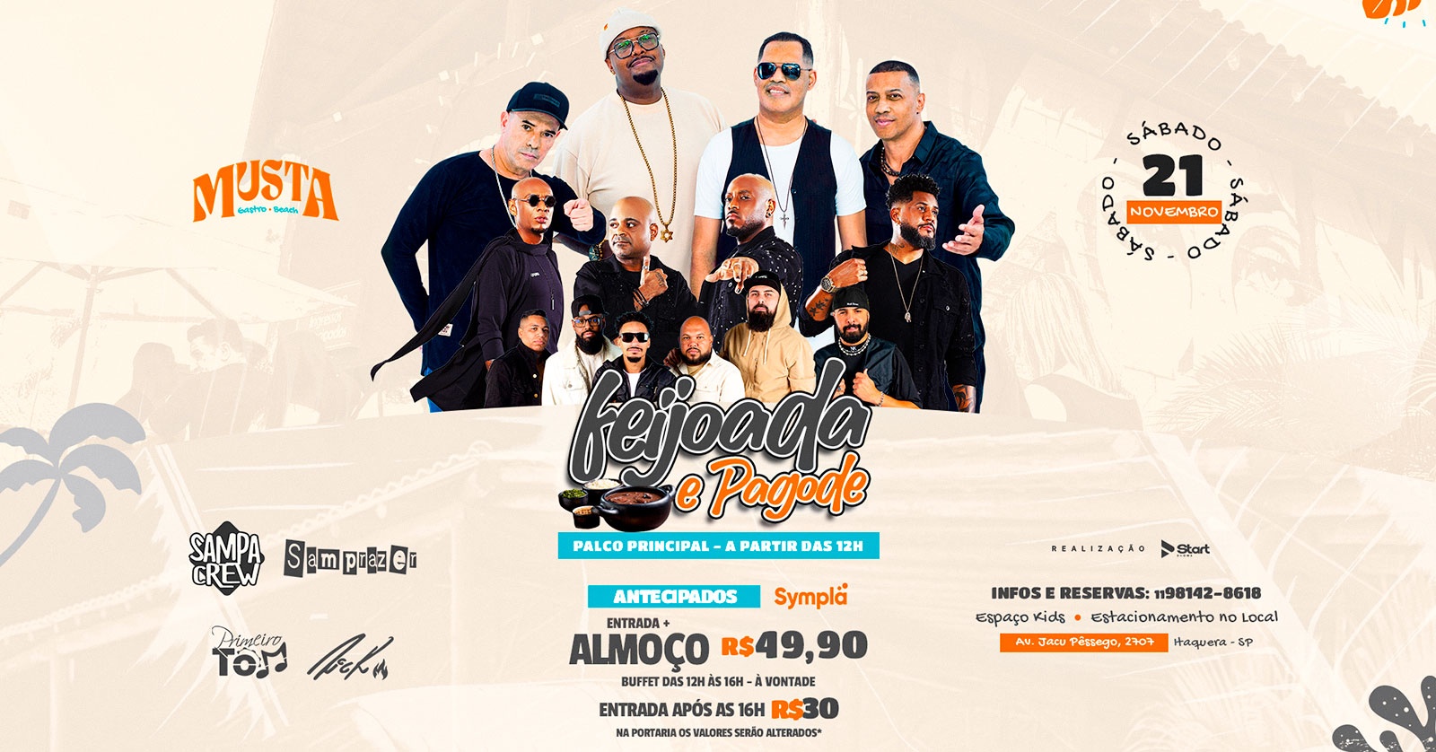SAMPA CREW - SAMPRAZER - RICK - PRIMEIRO TOM PALCO PRINCIPAL NO MUSTA GASTRO BEACH ITAQUERA - São Paulo, SP