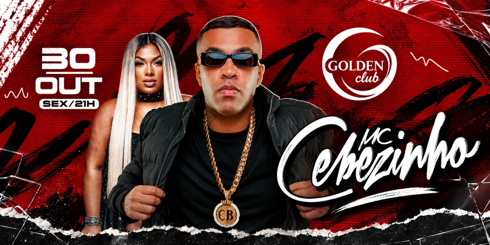 Mc Cebezinho no Halloween da Golden
