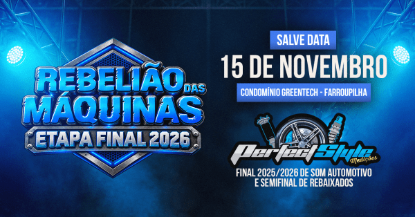 Imagem do evento FINAL 2026 DA REBELIÃO DAS MÁQUINAS! 15 DE NOVEMBRO: CONDOMINIO GREENTEC EM FARROUPILHA/RS!