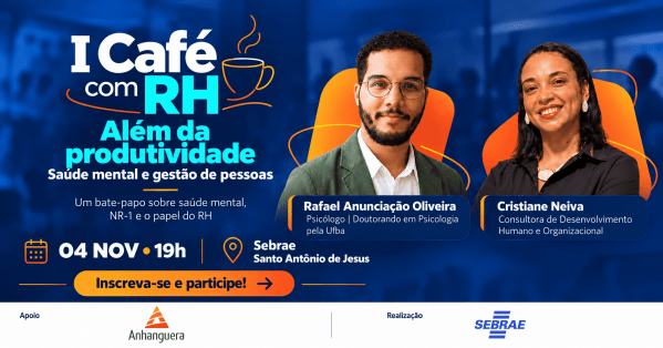 Imagem do evento I Café com RH - SAJ