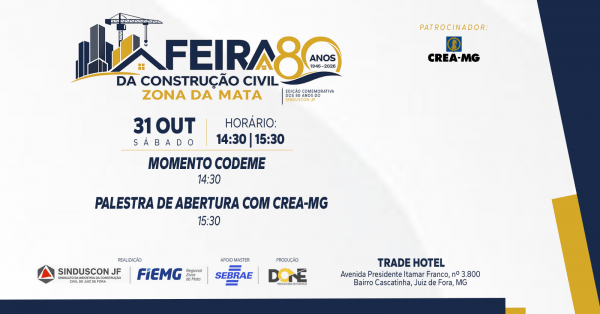 Imagem do evento [31/10 ] Palestra de Abertura e Momento Codeme