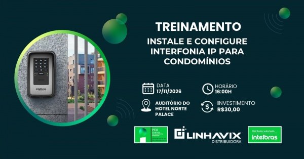 Imagem do evento Treinamento: Instale e configure interfonia IP para condomínios