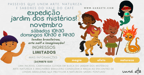 Imagem do evento EXPEDIÇÃO JARDIM DOS MISTÉRIOS - 21 E 22 DE NOVEMBRO 2026