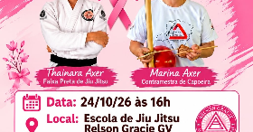 Imagem do evento Aulão de Defesa Pessoal Gratuito Feminina JiuJitsu&Capoeira