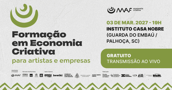 Imagem do evento Formação em Economia Criativa - 03/03 | Guarda do Embaú