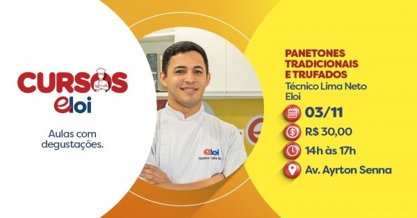 Imagem do evento PANETONES TRADICIONAIS E TRUFADOS