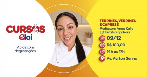 Imagem do evento TERRINES, VERRINES E CAPRESE