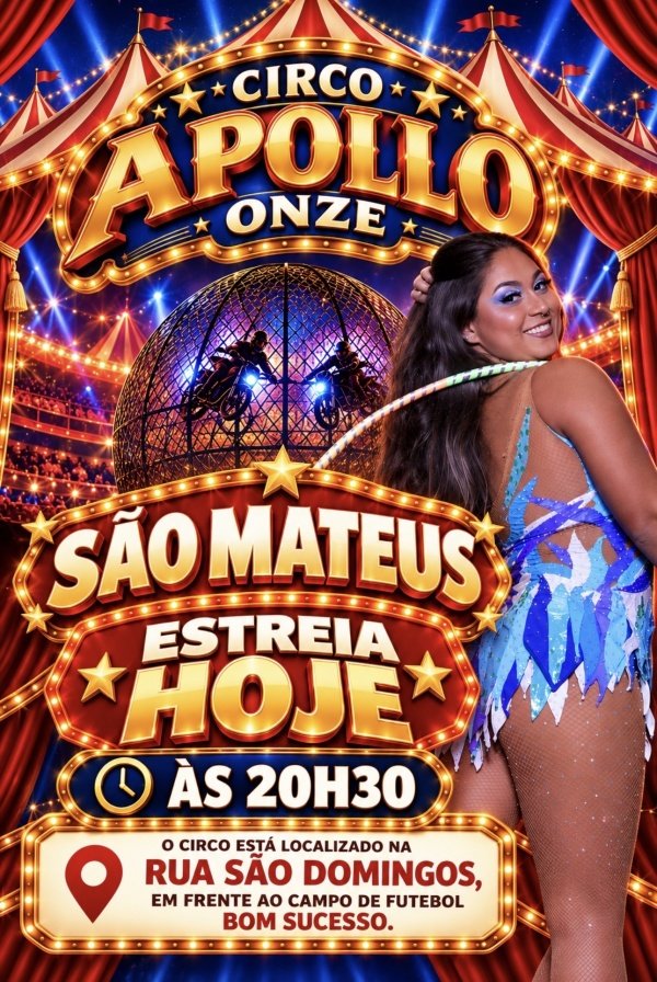 Imagem do evento Circo Apollo onze - São Mateus